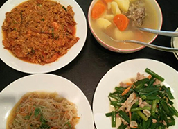泰国期间28天中、晚营养膳食